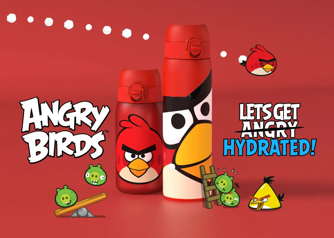 Les gourdes ION8 et Angry Birds s’unissent pour rendre l’hydratation ludique