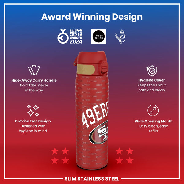NFL x ION8, Inox, San Francisco 49ers, 600 ml