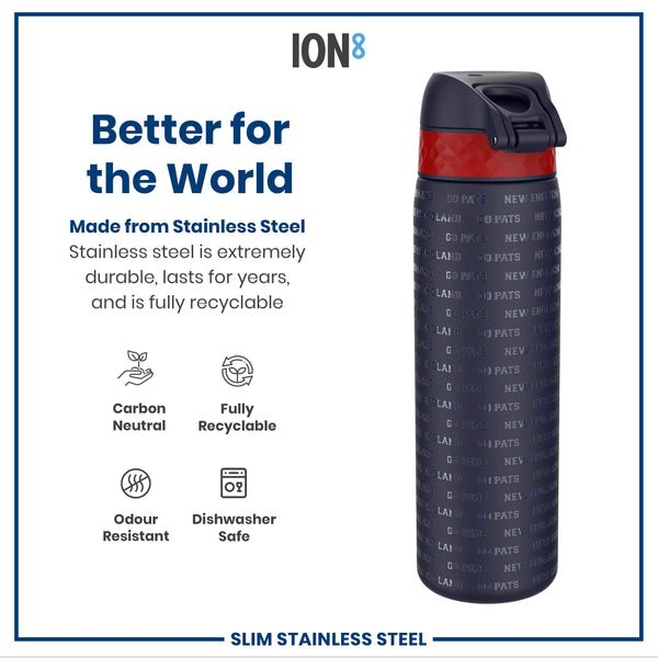 NFL x ION8, Inox, New England Patriots, 600 ml