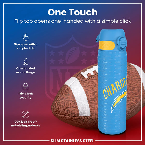 NFL x ION8, Inox, Los Angeles Chargers, 600 ml