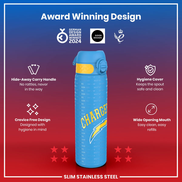 NFL x ION8, Inox, Los Angeles Chargers, 600 ml