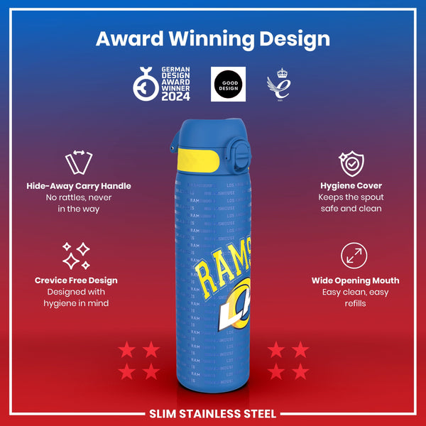 NFL x ION8, Inox, Los Angeles Rams, 600 ml