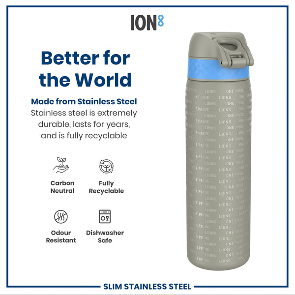 NFL x ION8, Inox, Detroit Lions, 600 ml