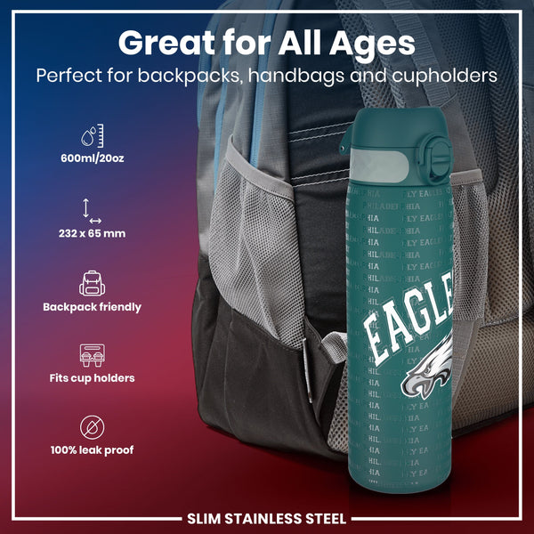 NFL x ION8, Inox, Philadelphia Eagles, 600 ml