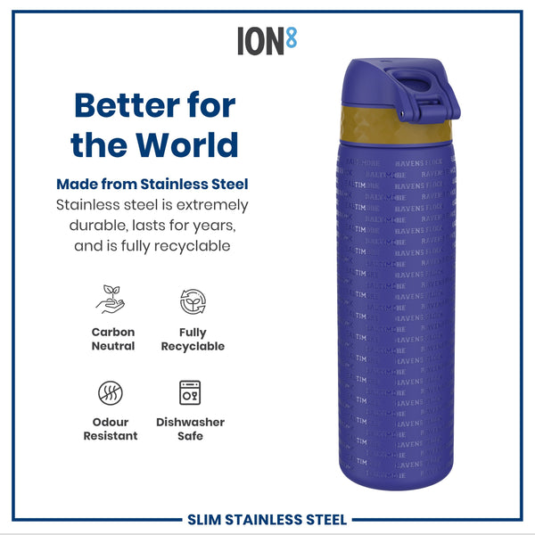 NFL x ION8, Inox, Baltimore Ravens, 600 ml