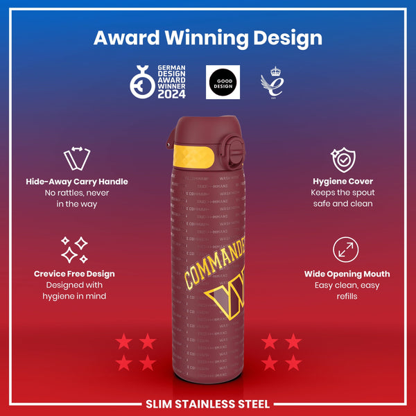 NFL x ION8, Inox, Washington Commanders, 600 ml