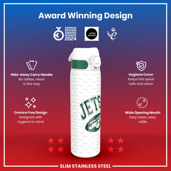NFL x ION8, Inox, New York Jets, 600 ml