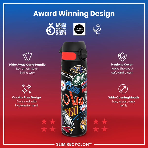 NFL x ION8, Recyclon, Patch Logos, 500 ml