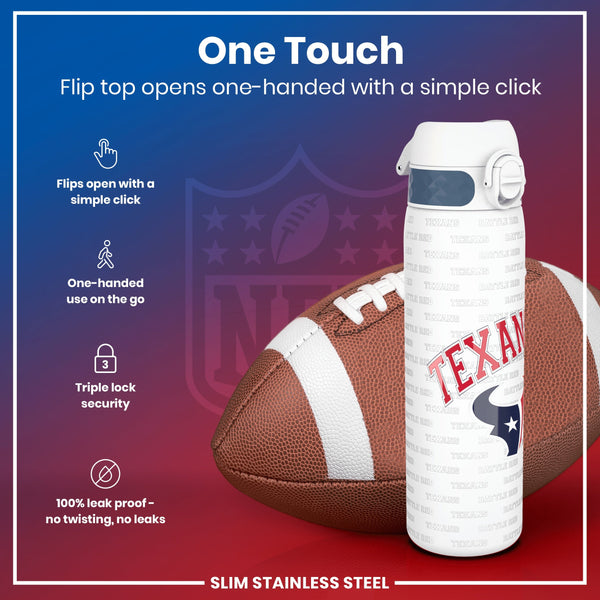 NFL x ION8, Inox, Houston Texans, 600 ml