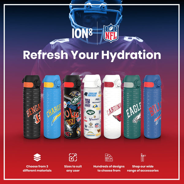 NFL x ION8, Inox, Houston Texans, 600 ml