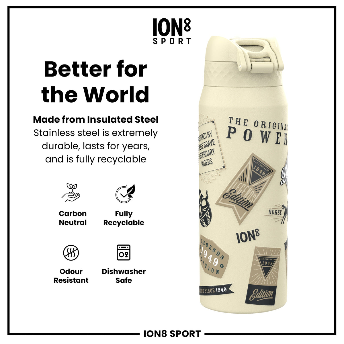 MotoGP x ION8, Inox isotherme, Classic Legends, 750 ml