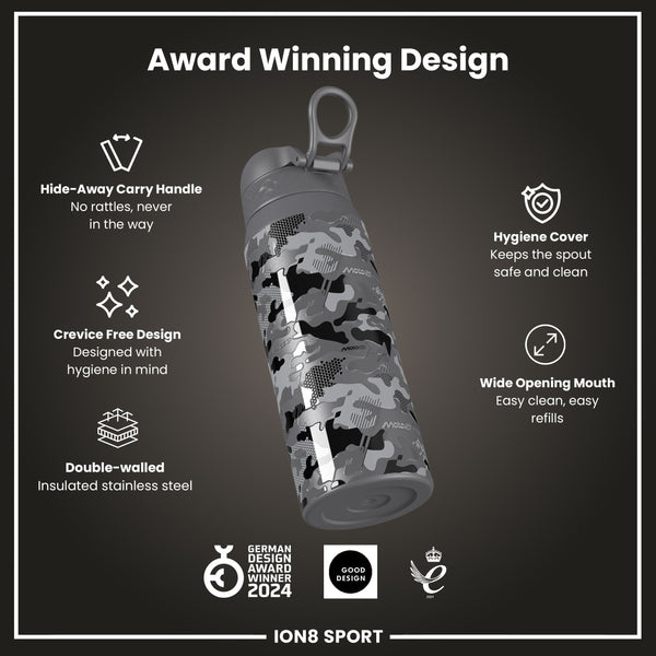 MotoGP x ION8, Inox isotherme, Camouflage, 750 ml