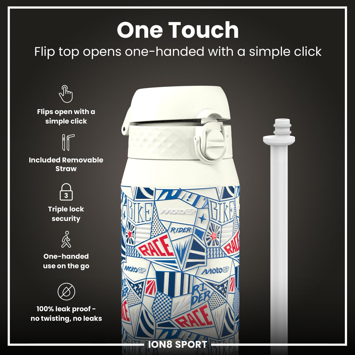 MotoGP x ION8, Inox isotherme, Street, 750 ml