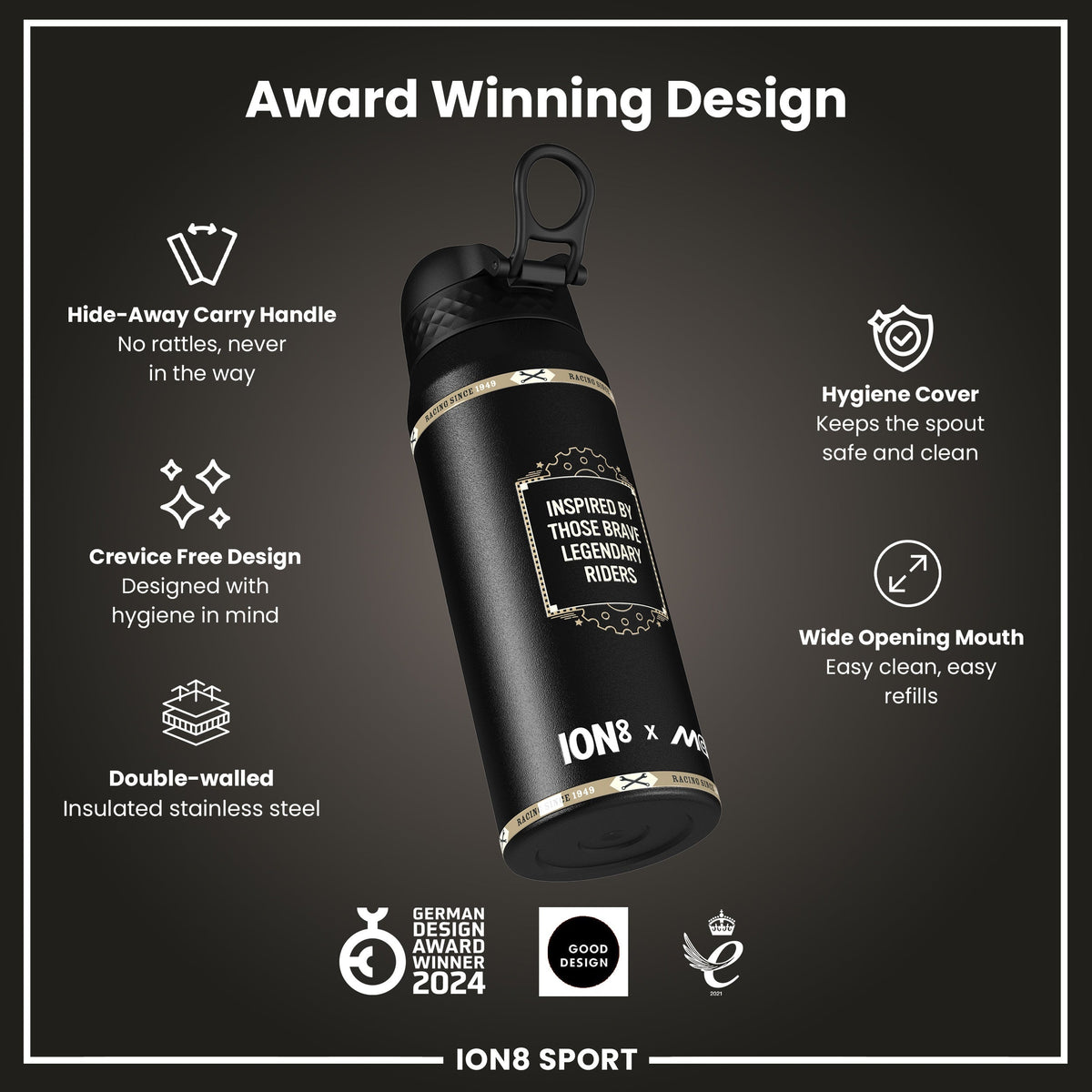 MotoGP x ION8, Inox isotherme, Speed, 750 ml