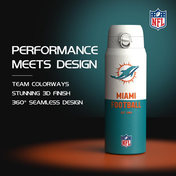 NFL x ION8, Inox isotherme, Série 50, Dolphins, 750 ml