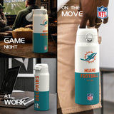 NFL x ION8, Inox isotherme, Série 50, Dolphins, 750 ml
