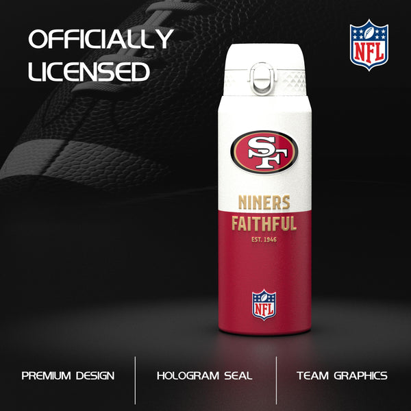 NFL x ION8, Inox isotherme, Série 50, 49ers, 750 ml