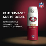 NFL x ION8, Inox isotherme, Série 50, 49ers, 750 ml