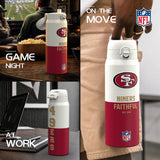 NFL x ION8, Inox isotherme, Série 50, 49ers, 750 ml