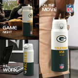 NFL x ION8, Inox isotherme, Série 50, Packers, 750 ml