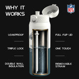 NFL x ION8, Inox isotherme, Série 50, Eagles, 750 ml