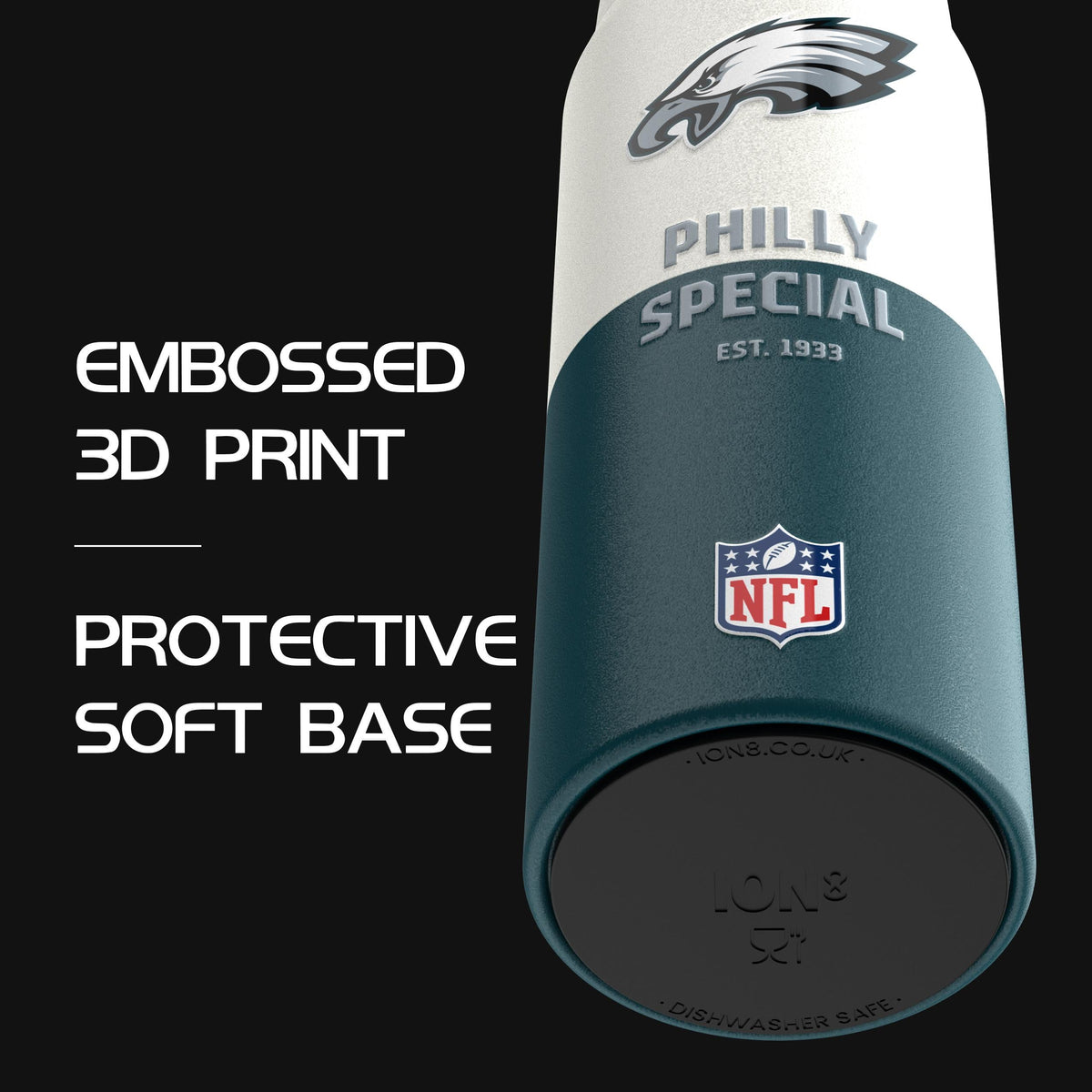 NFL x ION8, Inox isotherme, Série 50, Eagles, 750 ml