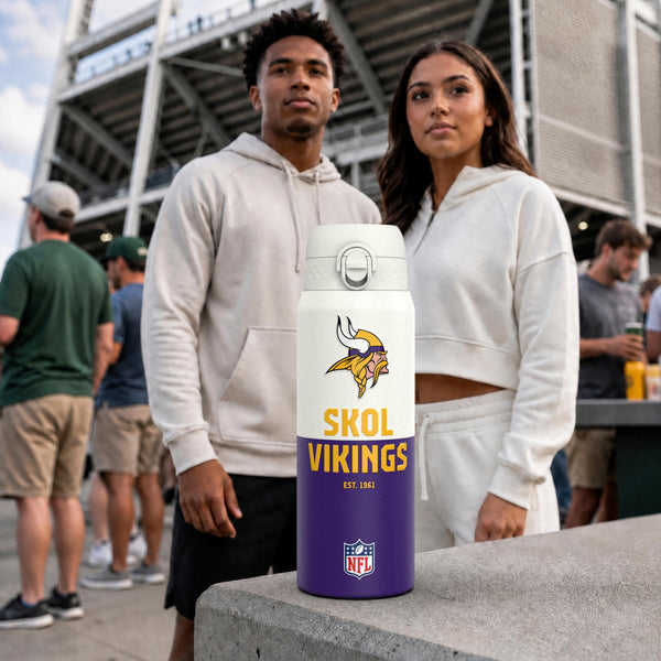 NFL x ION8, Inox isotherme, Série 50, Vikings, 750 ml