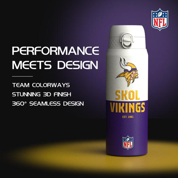 NFL x ION8, Inox isotherme, Série 50, Vikings, 750 ml
