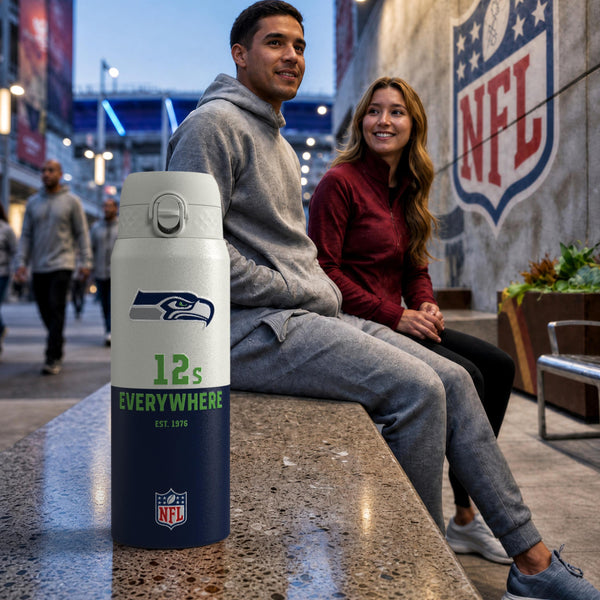 NFL x ION8, Inox isotherme, Série 50, Seahawks, 750 ml