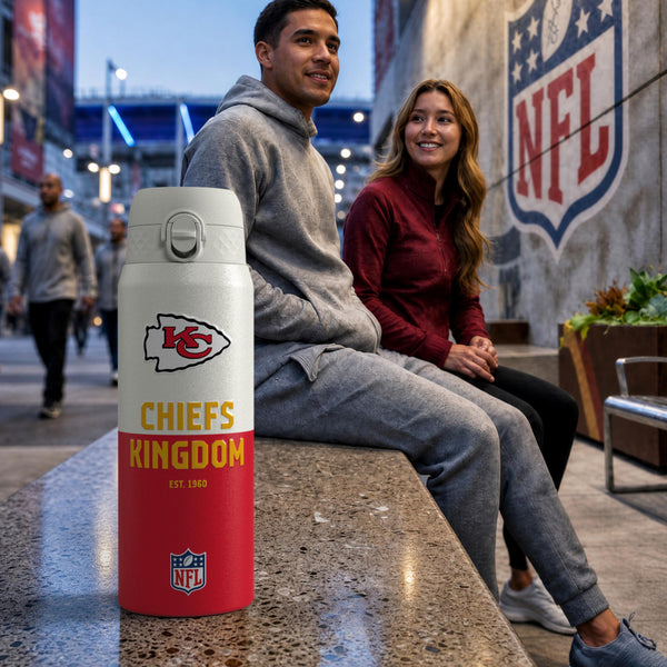 NFL x ION8, Inox isotherme, Série 50, Chiefs, 750 ml