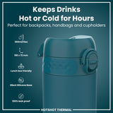 Mug isotherme, Bleu sarcelle profond, 360 ml