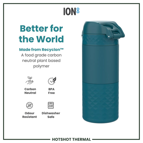 Mug isotherme, Bleu sarcelle profond, 360 ml