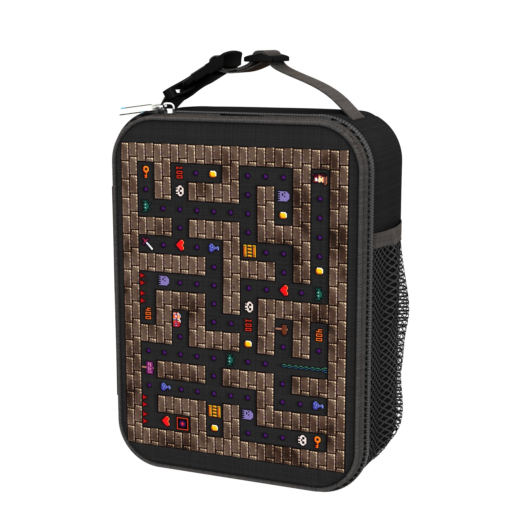 ION8 Lunch Bag, Easy Access 3-Sided Zip, Machine Washable, Polyester — product photo