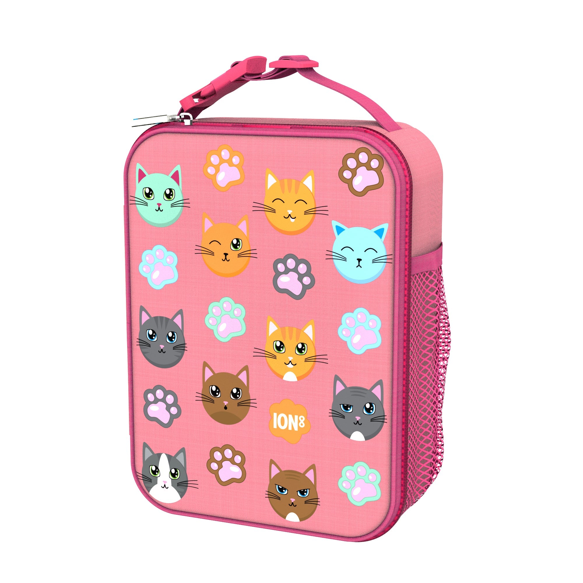 ION8 Lunch Bag, Easy Access 3-Sided Zip, Machine Washable, Polyester