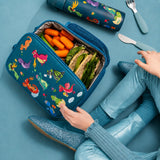 Sac isotherme repas, Dragons turquoise, Moyen