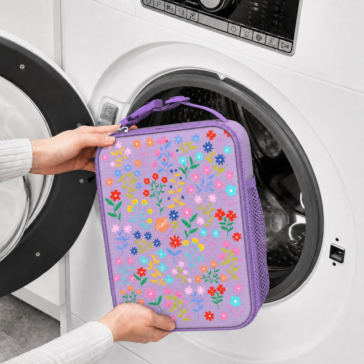 Sac isotherme repas, Fleurs délicates, Moyen