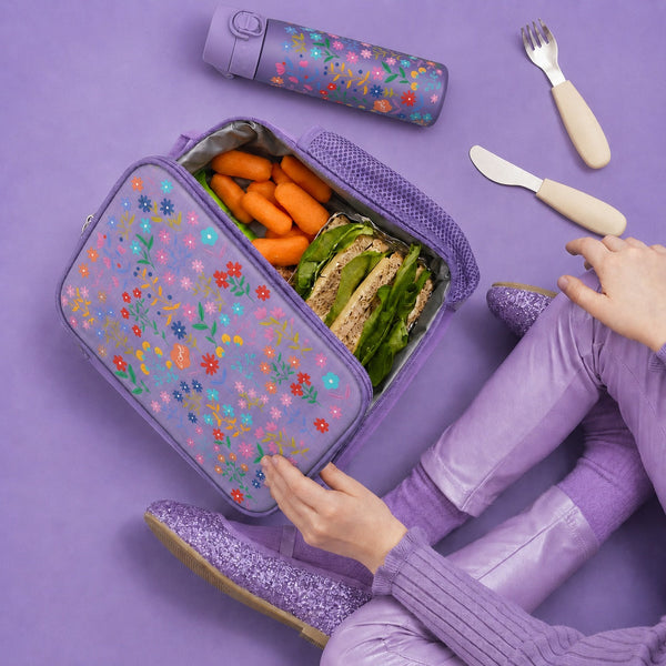Sac isotherme repas, Fleurs délicates, Moyen