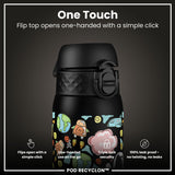 Gourde enfant Recyclon, Espace, Noir, 350 ml