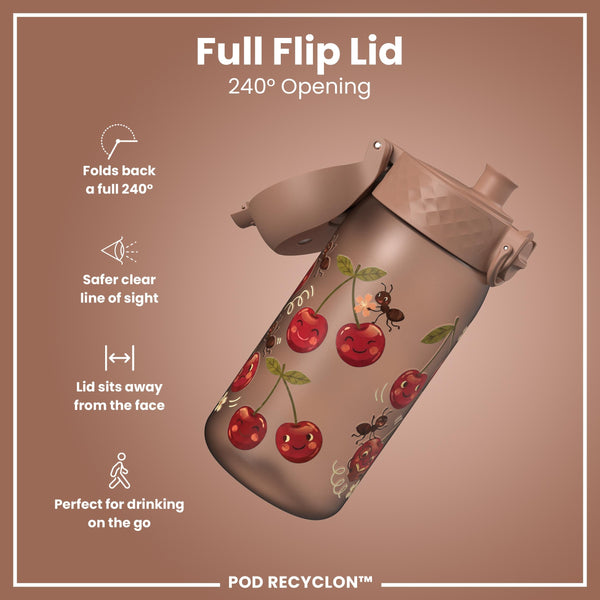 Gourde enfant Recyclon, Cerises, 350 ml