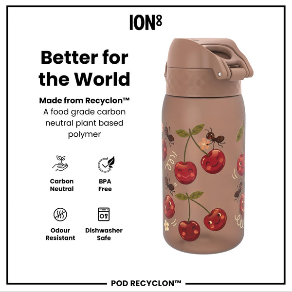 Gourde enfant Recyclon, Cerises, 350 ml