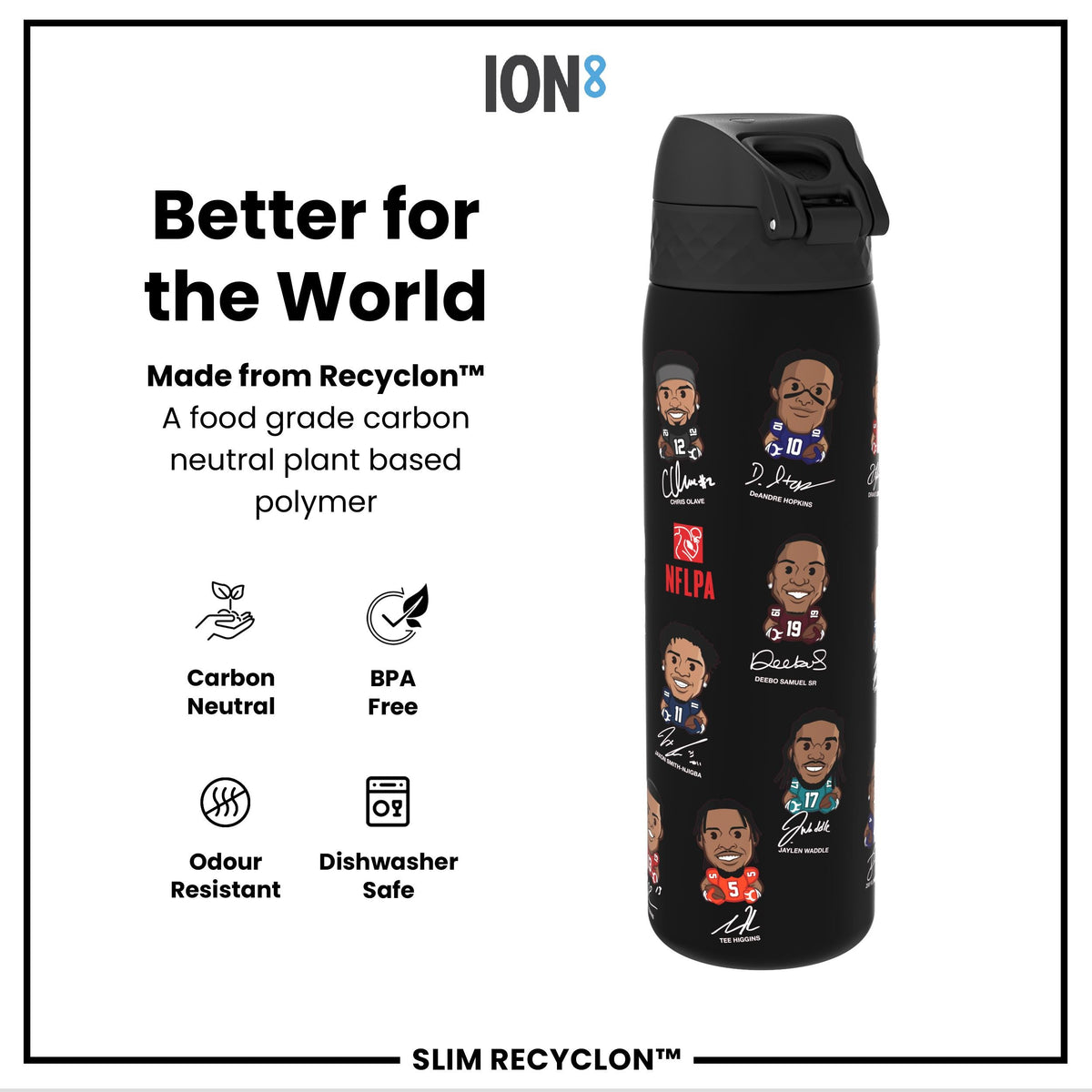 NFL x ION8, Recyclon, Wide Receivers, 500 ml