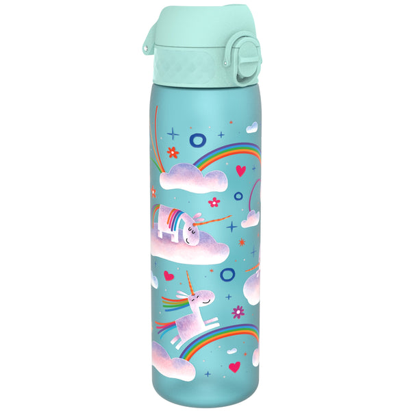 Gourde Recyclon, Licornes arc-en-ciel bleues, 500 ml
