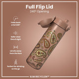 Gourde Recyclon, Paisley, 500 ml