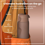 Gourde Recyclon, Mousse moka, 750 ml