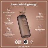 Gourde Recyclon, Mousse moka, 750 ml