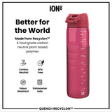 Gourde Recyclon, Half-Cut, Magenta, 1 L