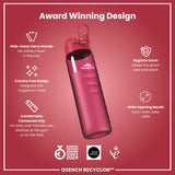 Gourde Recyclon, Half-Cut, Magenta, 1 L