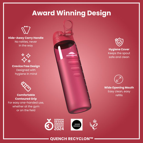 Gourde Recyclon, Half-Cut, Magenta, 1 L