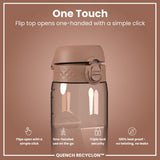 Gourde Recyclon, Half-Cut, Moka, 1 L