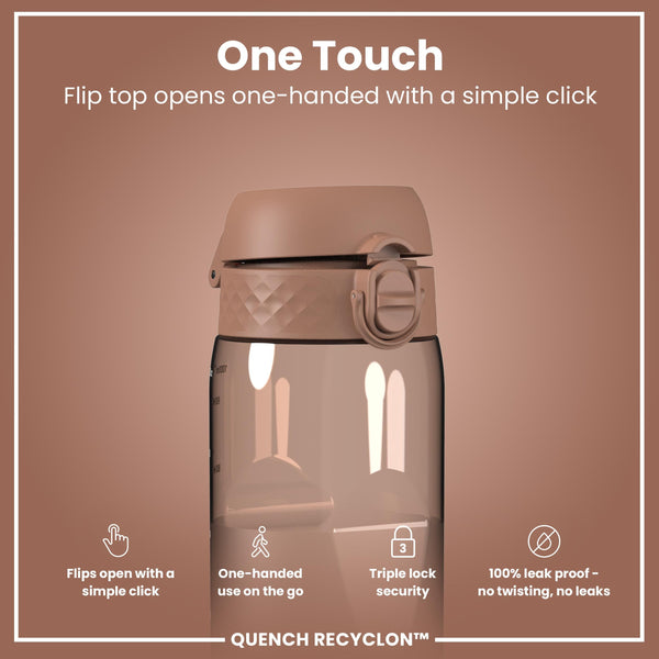 Gourde Recyclon, Half-Cut, Moka, 1 L